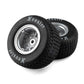 Losi LOS-4641 1:5 Soft Mounted Hoosier Tires, Satin Aluminum (Pack of 2)