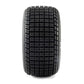 Losi LOS-4641 1:5 Soft Mounted Hoosier Tires, Satin Aluminum (Pack of 2)