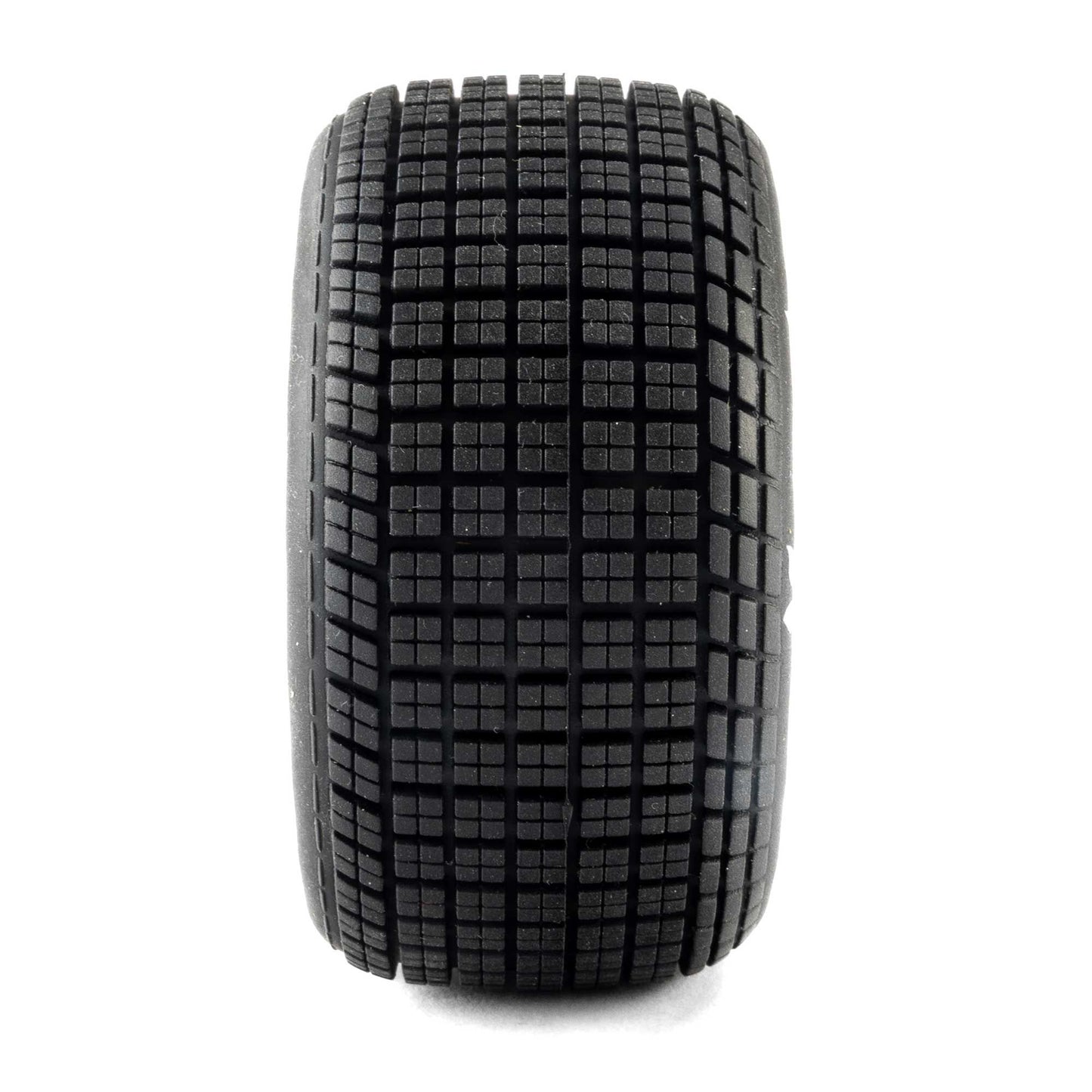 Losi LOS-4641 1:5 Soft Mounted Hoosier Tires, Satin Aluminum (Pack of 2)
