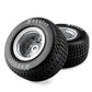 Losi LOS-4642 1:5 Medium Mounted Hoosier Tires, Satin Aluminum (Pack of 2)
