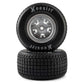 Losi LOS-4642 1:5 Medium Mounted Hoosier Tires, Satin Aluminum (Pack of 2)
