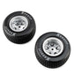 Losi LOS-4642 1:5 Medium Mounted Hoosier Tires, Satin Aluminum (Pack of 2)