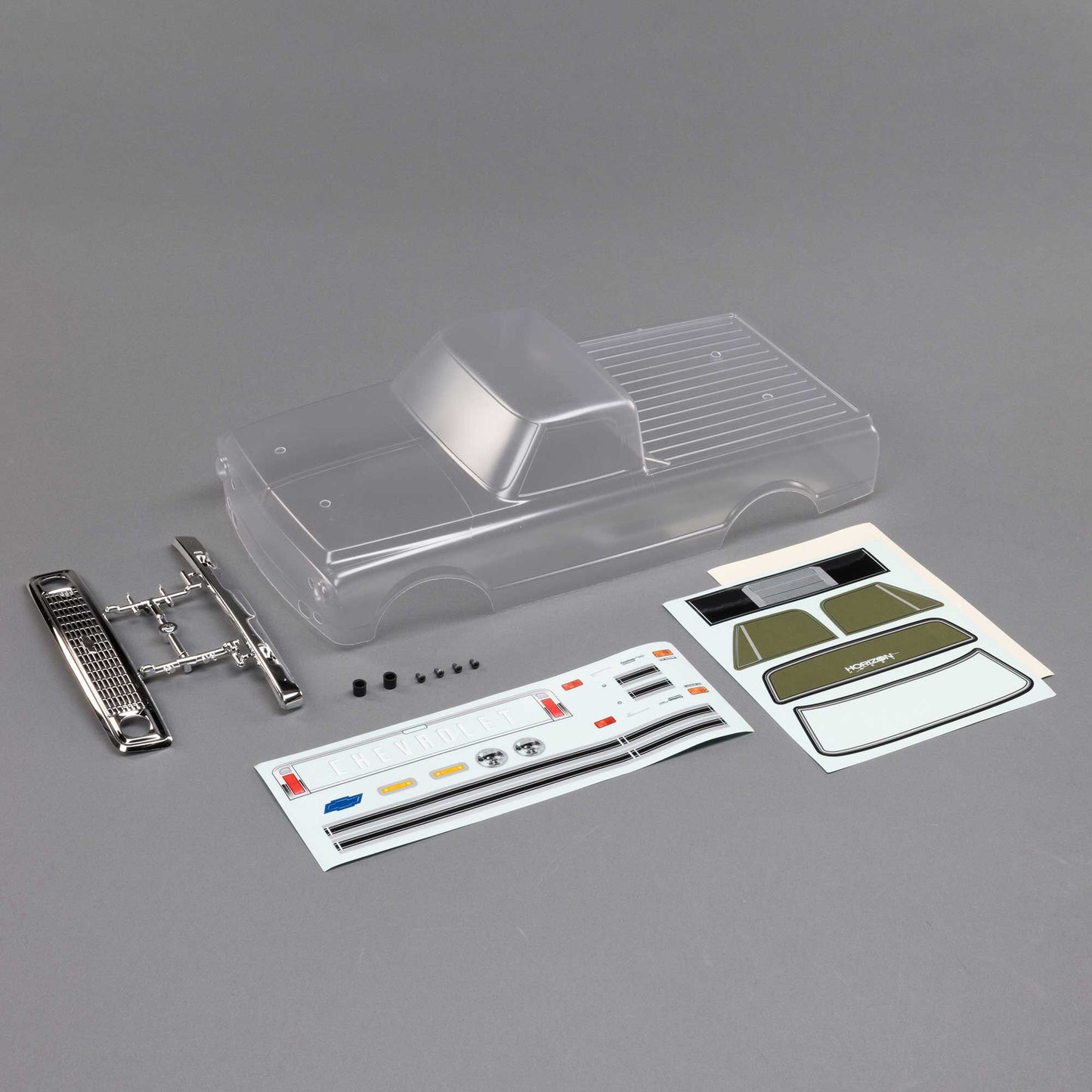 Losi LOS230102 V100 Clear 1972 Chevy C10 Pickup Body Set