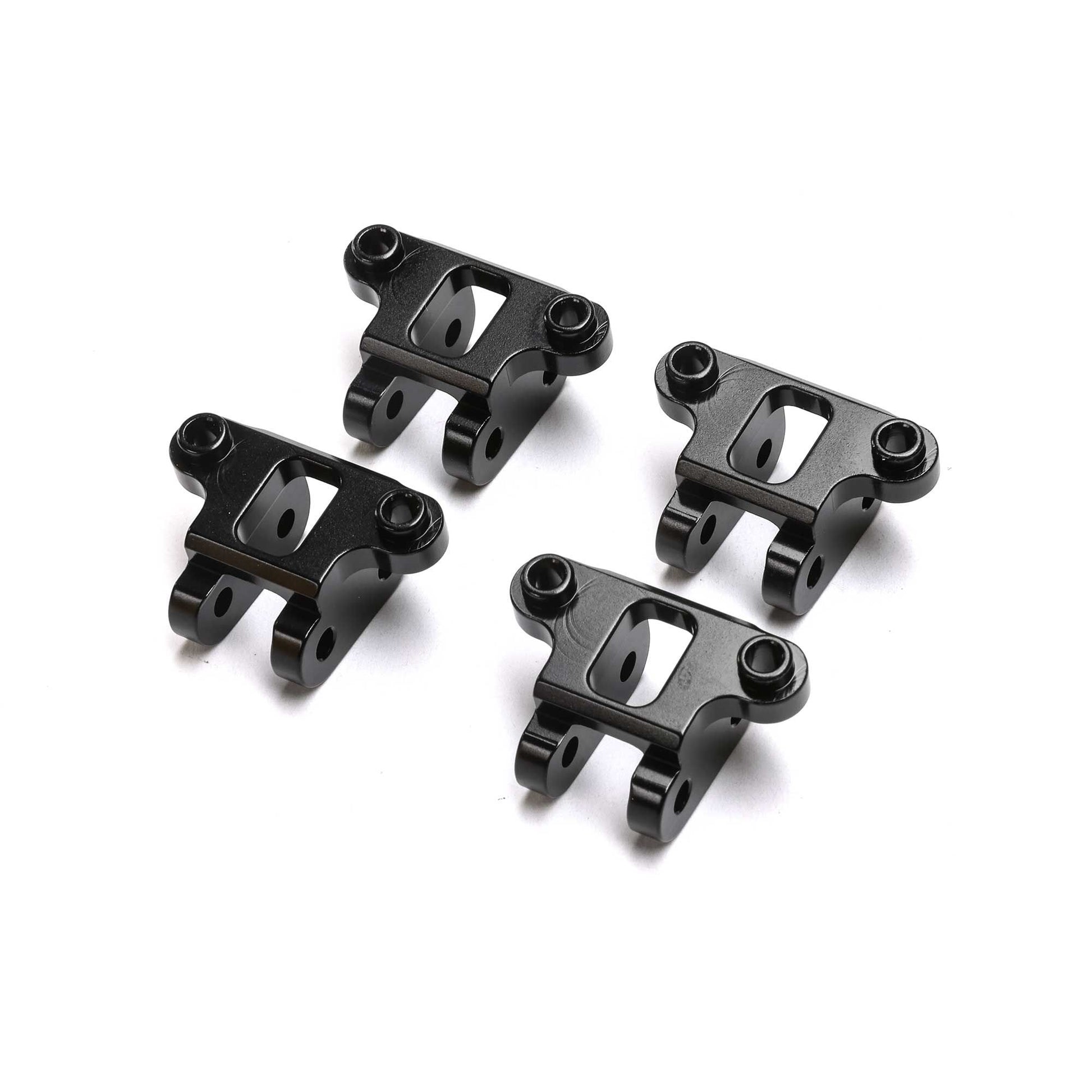 Losi LOS344003 TLR Tuned LMT Black Aluminum Axle Shock Mount (Pack of 4)