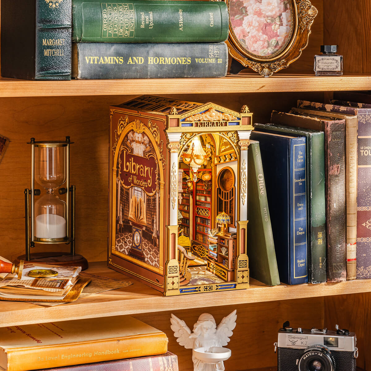 Robotime TGB16 Rolife Library of Wonders DIY Book Nook