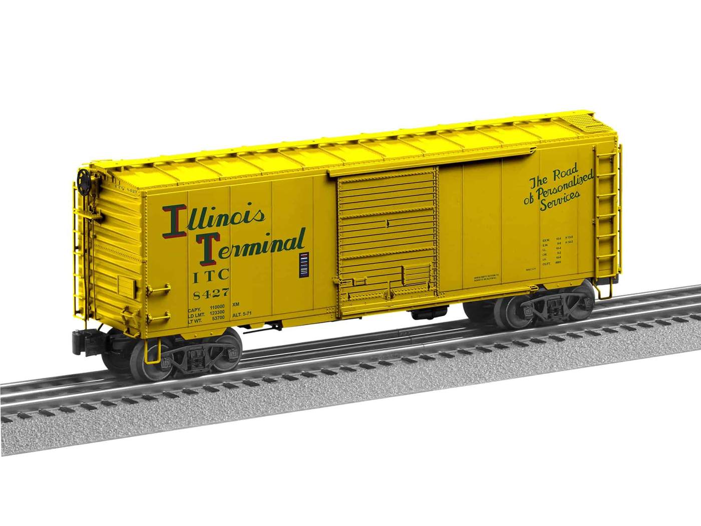 Lionel 2026160 O Illinois Terminal Flat Spot FreightSounds PS1 Boxcar #8427