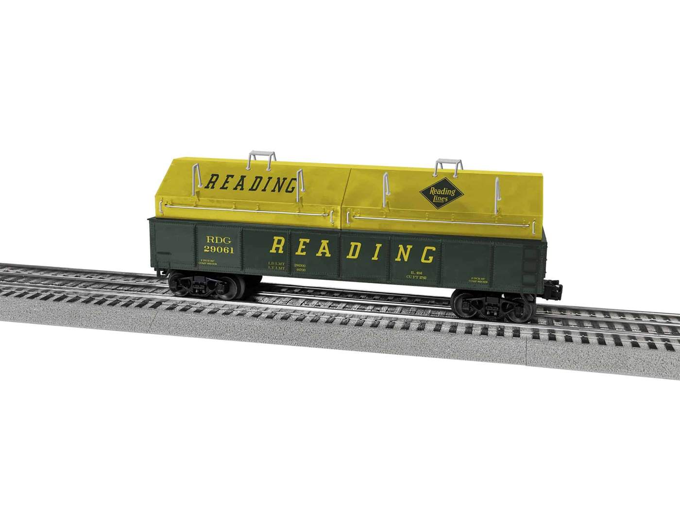 Lionel 2043161 O Reading Standard Gondola Car #29061