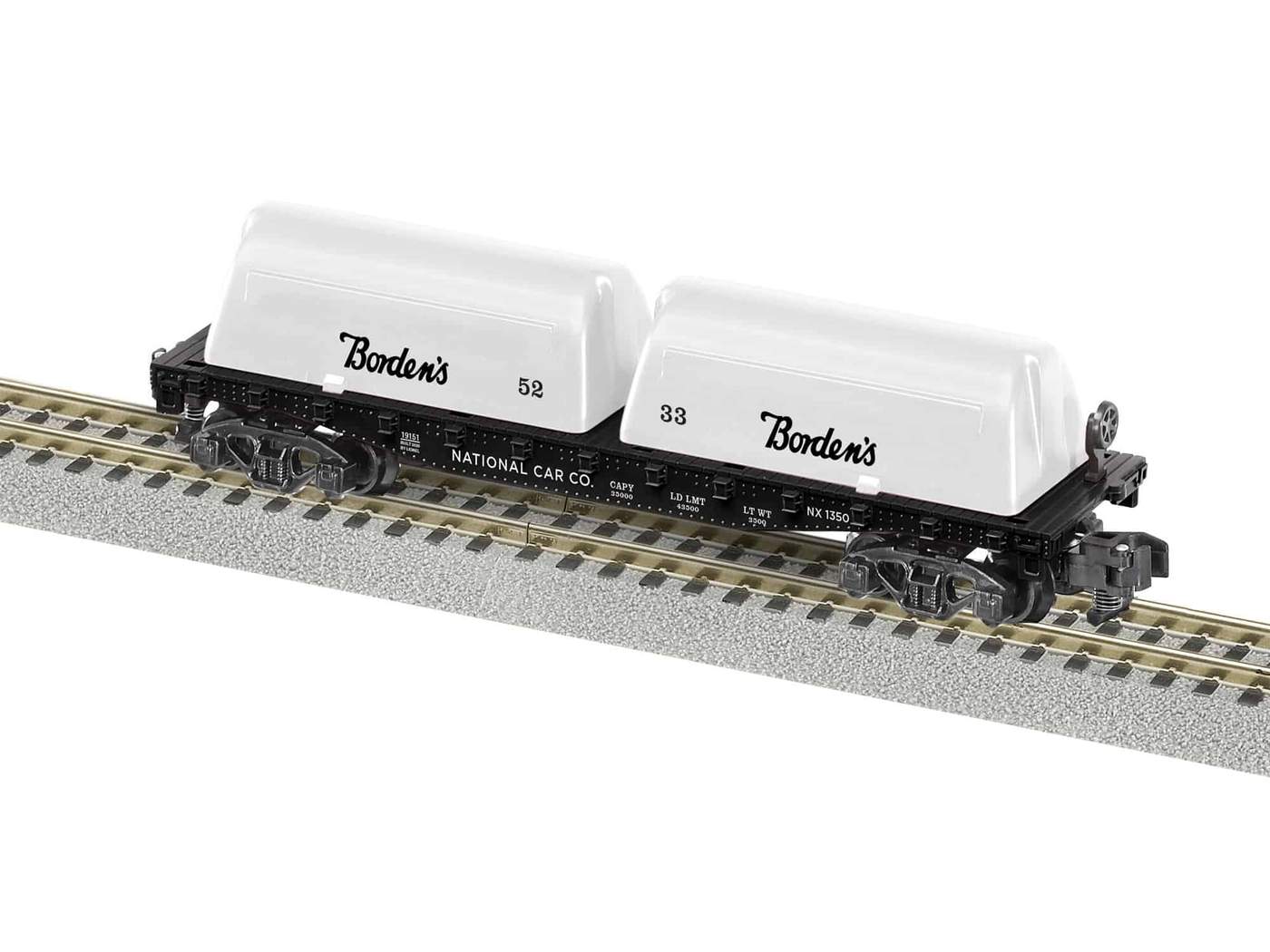 American Flyer 2019151 S Bordens Milk Flat Car #1350