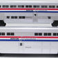 MTH 30-6501 O Gauge Amtrak SuperLiner Sleeper/Diner 2-Car Set NIB