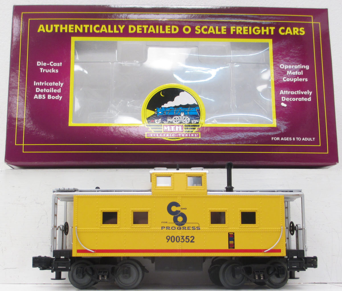 MTH 20-91057 O Gauge Chesapeake & Ohio Caboose #900352 EX/Box