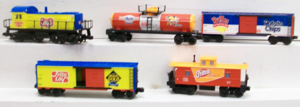 K-Line TE5000 Frito Lay Snack Express O Gauge Diesel Freight Train Set NIB
