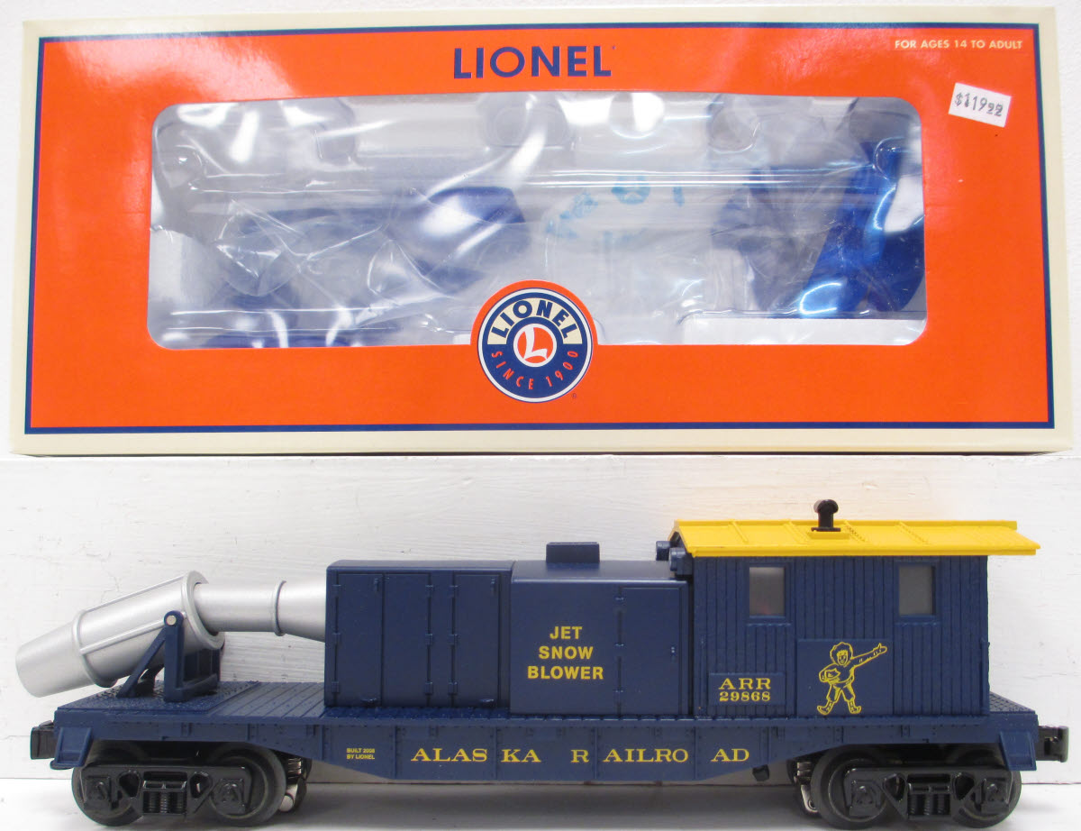 Lionel 6-29868 O Alaska Jet Snow Blower LN/Box