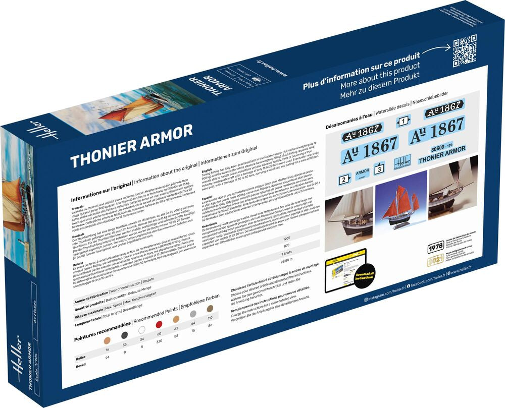 Heller 56609 1:125 Thonier Armor Starter Kit