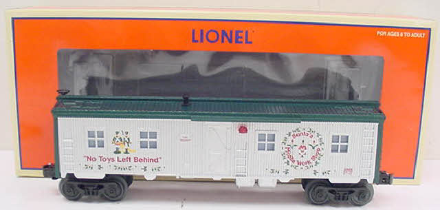 Lionel 6-29608 O Gauge Illuminated Elf Transport Work Car LN/Box