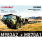 ModelCollect 72361 1:72 M983A2 HEMTT Tractor & M870A1 Semi-Trailer Model Kit