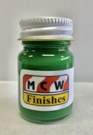 MCW Finishes 10013E Green Gloss Enamel Paint - 15 ml. Bottle