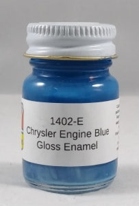 MCW Finishes 1402 Engine Blue Lacquer Paint - 1/2 Oz. Bottle (Pack of 6)