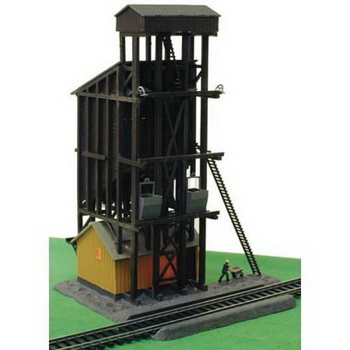 Model Power 560 HO Lackawana Coal Station Building Assembled W/2 Figures