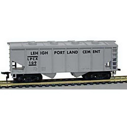 Model Power 98081 HO Portland Cement RTR 36' 2-Bay Covered Hopper Road # 109