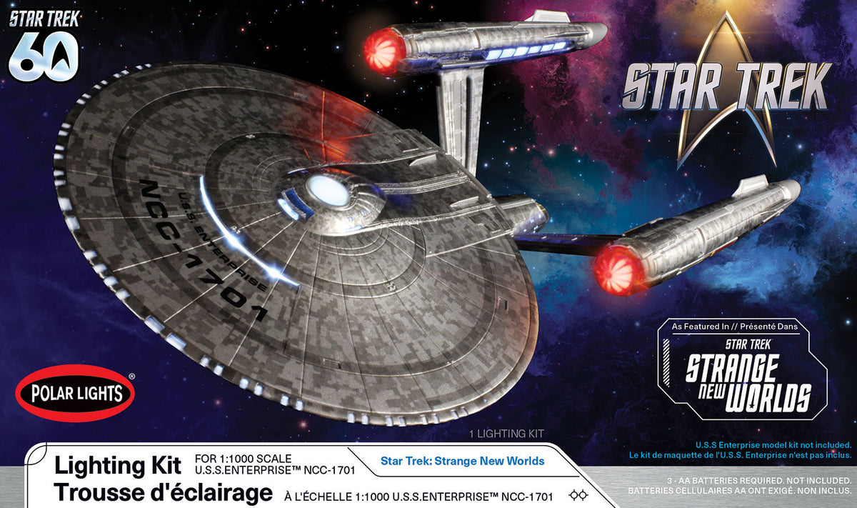 Mka Kit Polar Lights 057 1:1000 Star Trek Strange New Worlds U.S.S. Enterprise ...