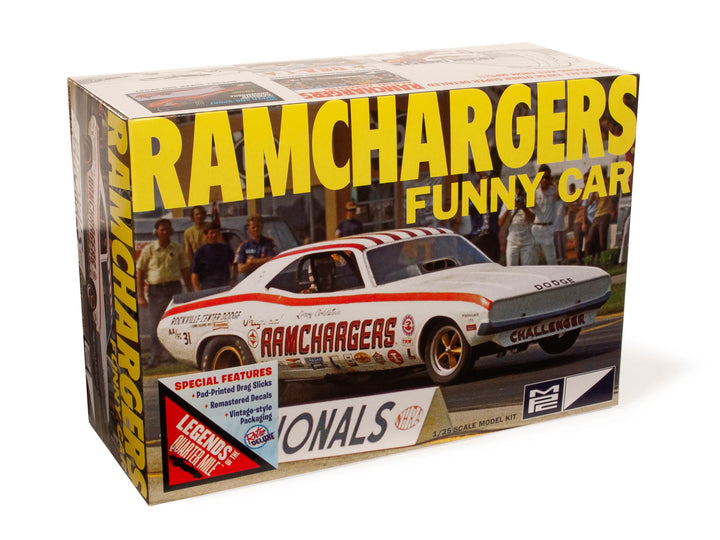 MPC 964 1:25 Ramchargers Dodge Challenger Funny Car Plastic Model Kit