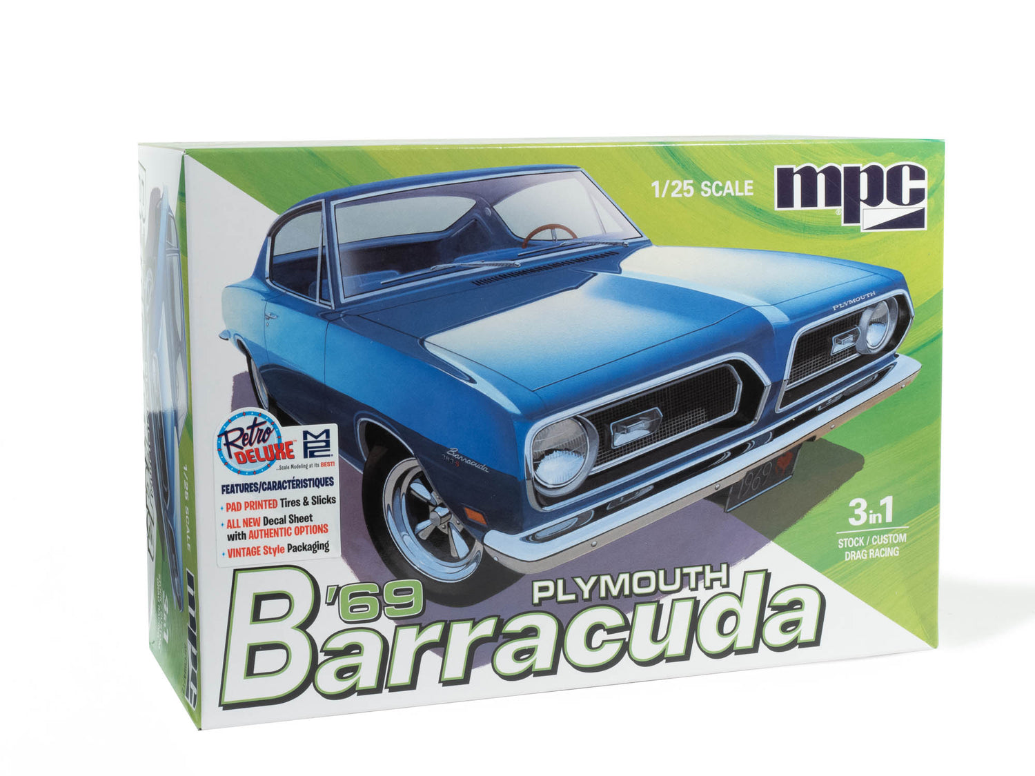 MPC 994 1:25 1969 Plymouth Barracuda Car Plastic Model Kit