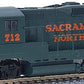 Micro-Trains 98201100 Z SN EMD GP9 Powered Diesel Locomotive #712