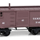 Micro-Trains 15200010 N U.S. Military Civil War Era 26' Wood Caboose #46