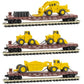Micro-Trains 99301940 N PRR Flatcar Set w/Construction Equipment (Set of 3) NIB