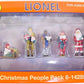 Lionel 6-14259 O Scale Christmas People Hand Painted Pewter Figures (Set of 5) LN/Box