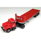 Classic Metal Works 31123 HO Mini Metals Red P-I-E IH R-190 Tractor/Trailer Set