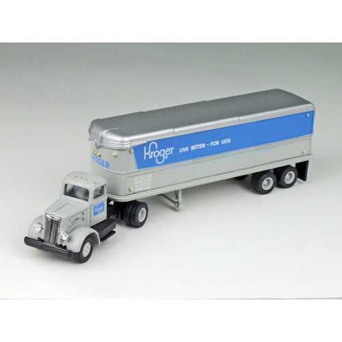 Classic Metal Works 31143 HO Mini Metals Kroger White WC Tractor/Trailer Set