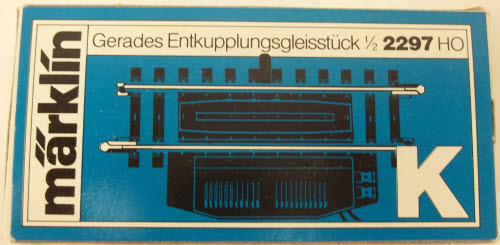 Marklin 2297 HO Scale K Track 3/9/16 Uncoupler Track