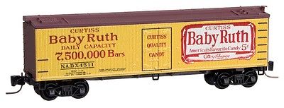 MicroTrains 51800390 Z Nestle Baby Ruth 40' Wood-Sheathed Reefer #4791