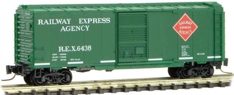 Micro-Trains 50000982 Z Railway Express Agency 40' Boxcar #6438