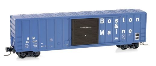 MicroTrains 51000170 Z Scale Boston & Maine 50' Ribside Boxcar #80023