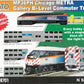 Kato 106-8701-S-1 N MP36PH Chicago METRA Gallery B-iLvl Commuter w/ So