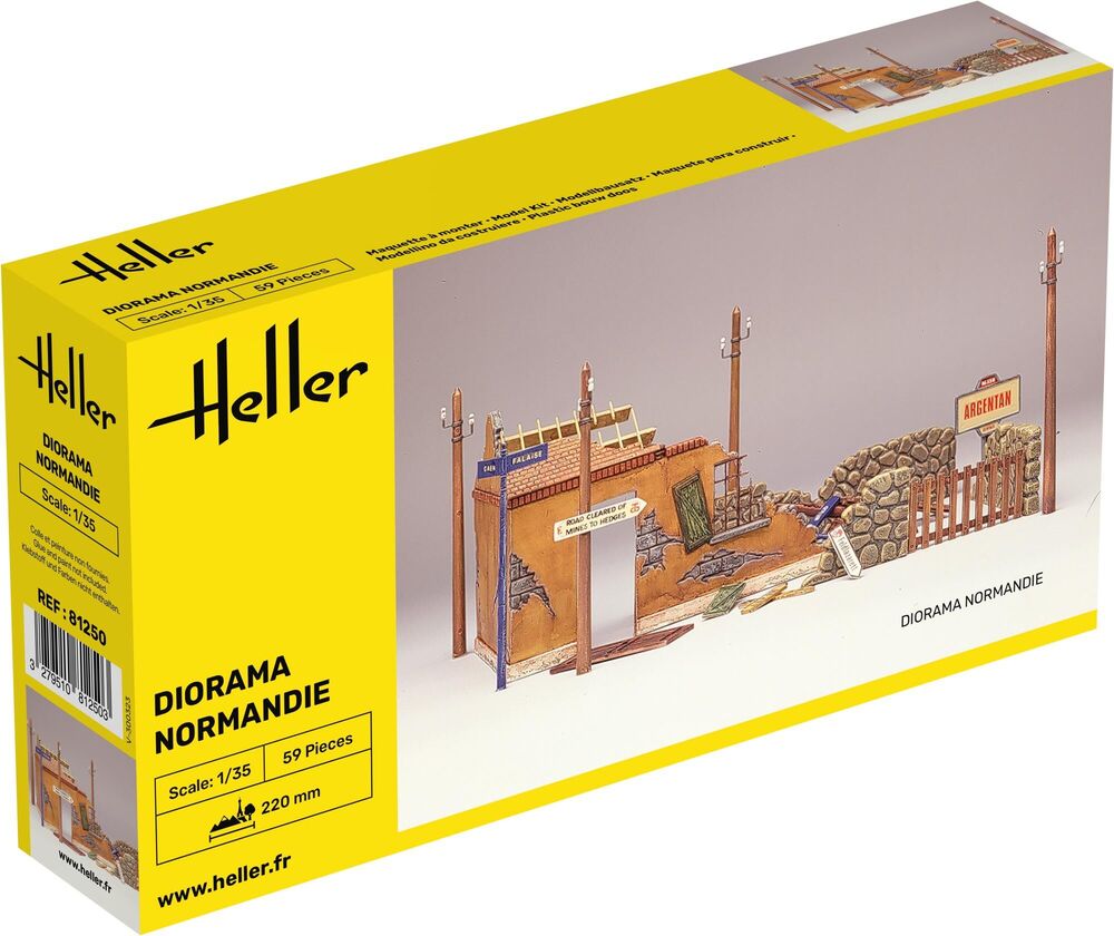 Heller 81250 1:35 Diorama Normandie Building Kit