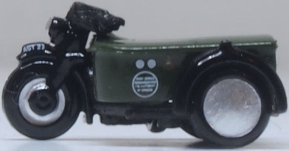 Oxford Diecast NBSA004 1:148 Motorcycle & Sidecar Post Office Telephones Diecast