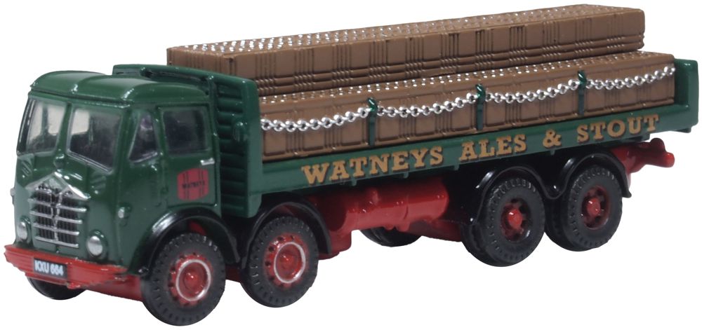 Oxford Diecast NFG016 1:148 Watneys Foden FG Dray Flatbed Truck w/ Load Diecast