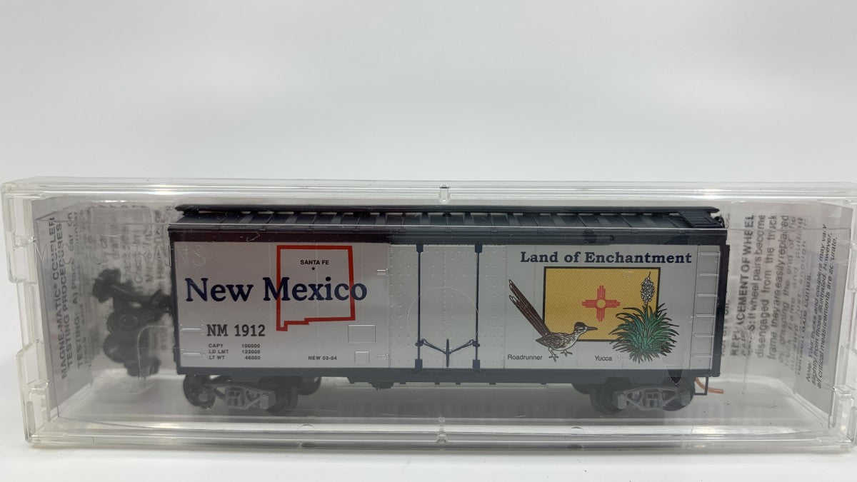 Micro-Trains 02100376 N New Mexico State 40' Standard Plug Door Boxcar #1912 LN/Box