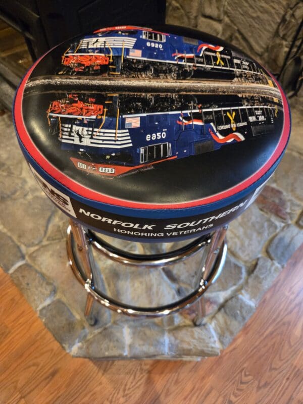 RMT by Design R-047-VET Norfolk Southern Honoring Our Veterans #4920 Bar Stool