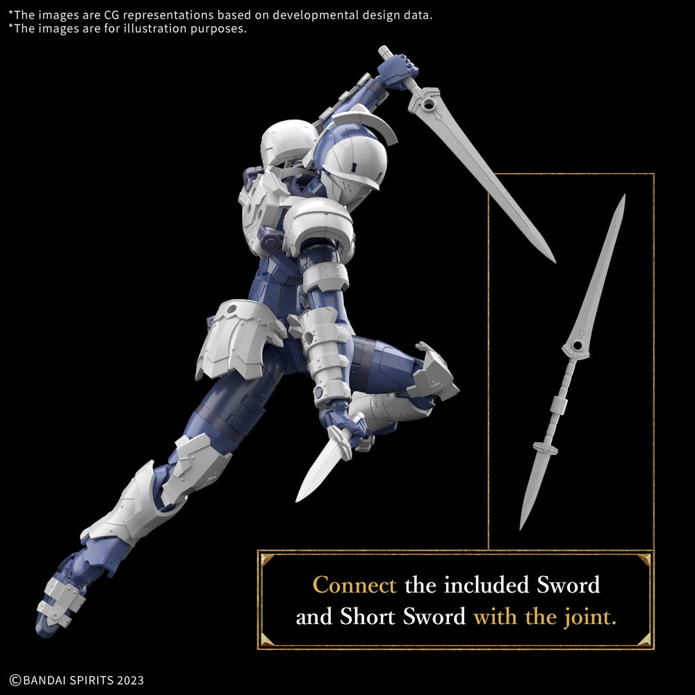 Bandai 2794171 30 Minutes Fantasy Rosan Swordman Plastic Model Kit