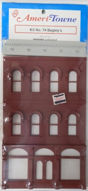 Ameri-Towne 74 O Scale Bagley‘s Store Front Only Building Kit