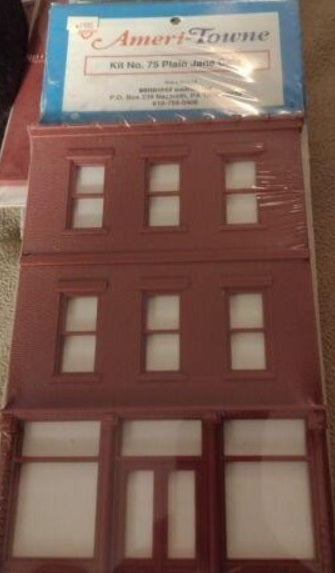 Ameri-Towne 75 O Plain Jane Café Building Front Kit