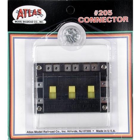 Atlas 0205 HO Scale Connector 3 Single Pole Switches Custom-Line