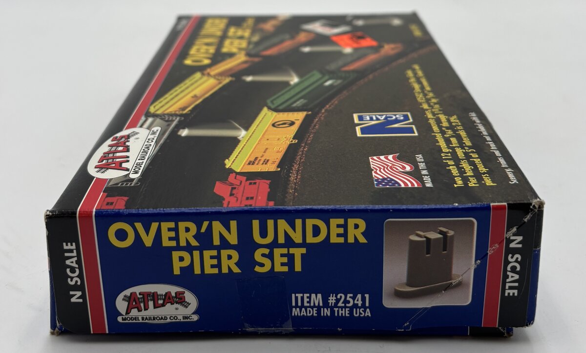 Atlas 2541 N Scale Code 80 Over Under Pier