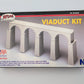 Atlas 2826 N Scale 4 Viaduct Arch Cut Stone Single Track Kit