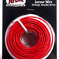 Atlas 0316 Red 50' Standard 20 Gauge Layout Wire