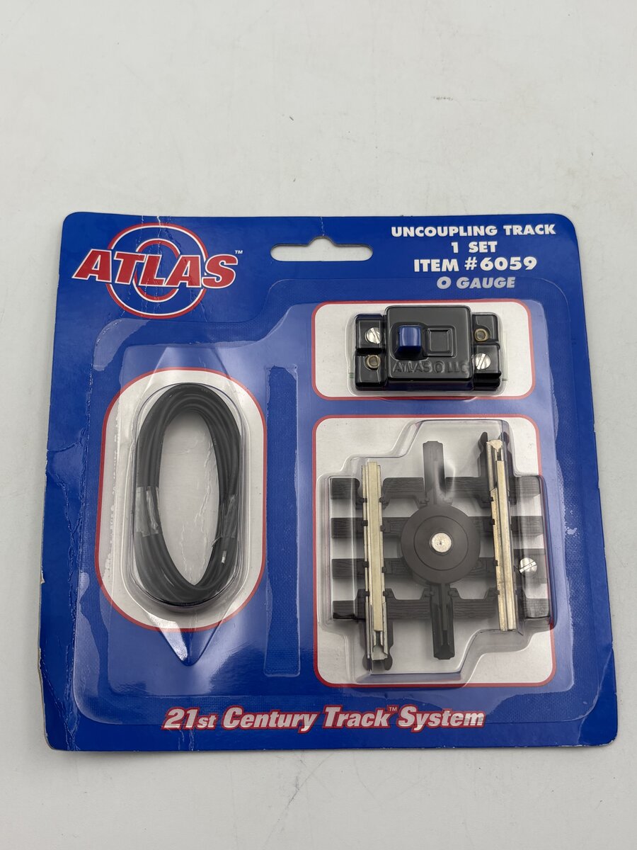 Atlas 6059 O Scale Nickel Silver Short Uncoupling Track Section